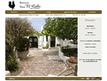 Tablet Screenshot of mesonelgallo.com